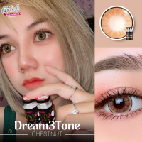 ร้านเลนส์สวยคอนแทคWink Wowรุ่น Dream3tone สีChestnut /สี Gray เทา มีอย.ไม่มีค่าสายตาและมีค่าสายตา(Hit ขายดี)