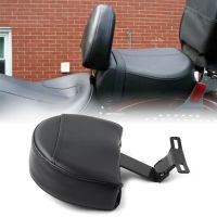 Black Motorbike Rider Backrest Adjsutable ​For Harley Heritage Softail Classic FLSTC Fat Boy FLSTF 2007-2017