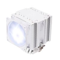 【Ready】? Fish Nest Z135 white 6 heat pipe CPU radiator 1700 air cooling 2011 silent 115AMD desktop computer temperature control