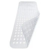 Non-Slip Bath Mat with Strong Grip Skin-Friendly BPA Free Non-Slip Shower Mat Washable Bath Mat Non-Slip Mat