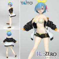 Figure ฟิกเกอร์ งานแท้ 100% Taito จากการ์ตูนเรื่อง Re Zero Starting Life in Another World รีเซทชีวิต ฝ่าวิกฤตต่างโลก Rem เรม Precious Jumper Swimsuit ชุดว่ายน้ำ Ver Original from Japan Anime อนิเมะ การ์ตูน คอลเลกชัน ของขวัญ New Collection ตุ๊กตา โมเดล