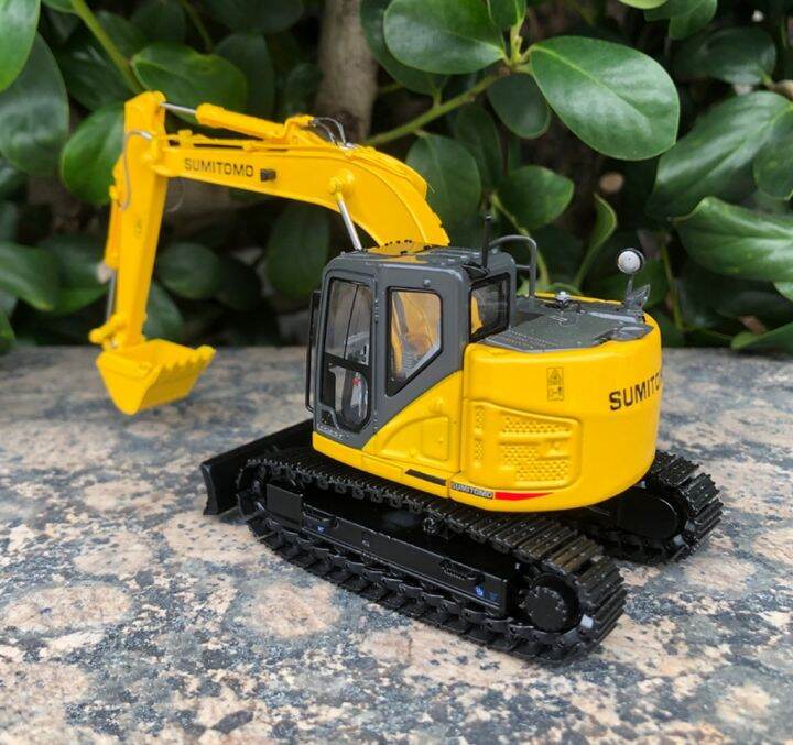 jiozpdn055186-1-50-escala-sumitomo-sh145x-compacto-escavadeira-hidr-ulica-diecast-modelo-brinquedo-presente