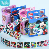 CRUTHAIGH 200ชิ้น/กล่องเด็กการ์ตูน Sofia Mickey สติกเกอร์พลาสเตอร์รูปลอกแช่แข็งสติกเกอร์เลื่อน