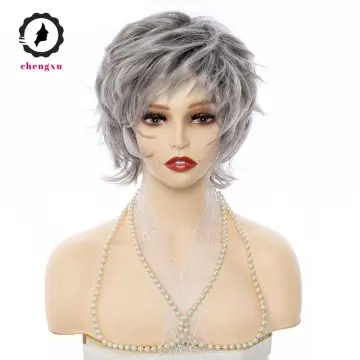 Shop Pixie Cut Gray Hair With Great Discounts And Prices Online - Aug 2023  | Lazada Philippines