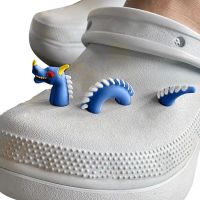 Funny Cartoon China Dragon Pvc Hole Shoe Decoration Accessories Fashion Diy Detachable Hole Shoes Collocation