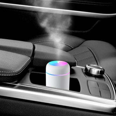 【DT】  hot300ml Car Air Humidifier Air Diffuser Freshener Cool Mist Humidifier USB Cool Mist Sprayer with Colorful Night Light for Home