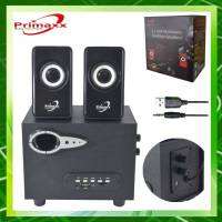 Primaxx ลำโพงซับวูฟเฟอร์ รุ่น SP3030 2.1 USB Multimedia Desktop Speakers