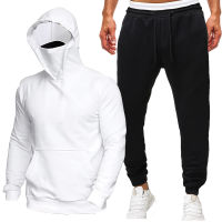 Mens Tracksuit Hoodies Sets Sweatshirts Pants Two Piece Set Outdoor Sportswear Suit Male Sweatsuit Casual Man Clothing