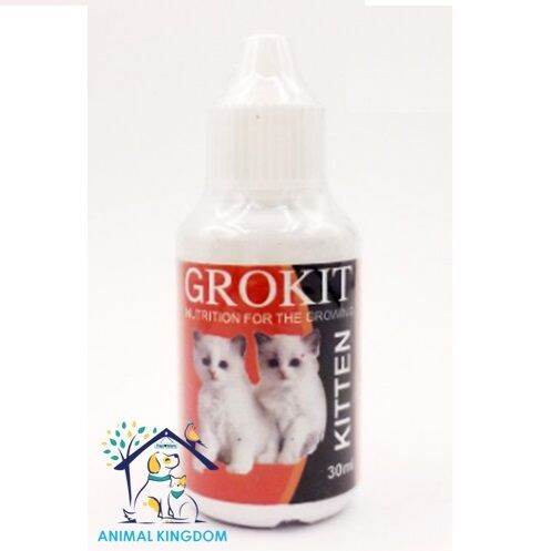 Grokit 30 ml Vitamin dan Suplemen Pertumbuhan Anak Kucing | Lazada