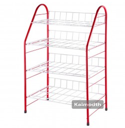 ชั้นวางรองเท้าสูง-4-ชั้น-ประกอบง่ายโดยไม่ต้องใช้น๊อตยึด-ขนาด-กว้าง-26-ยาว-54-สูง-64-ซม-km99
