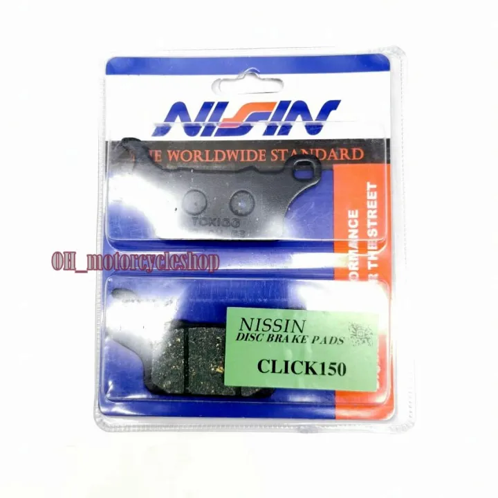 Nissin brake pad for click150 | Lazada PH