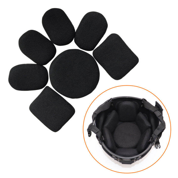 Military Tactical Helmet Pads Replacement Set Memory Foam Pads for