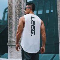 เสื้อกล้ามผู้ชาย Sports Singlet Men Sleeveless Fitness Tank Top S-3XL