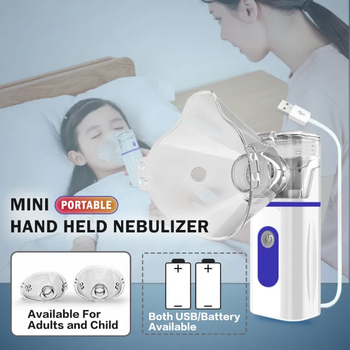 Ultrasonic Nebulizer Handheld Children Cough Therapy Device Home