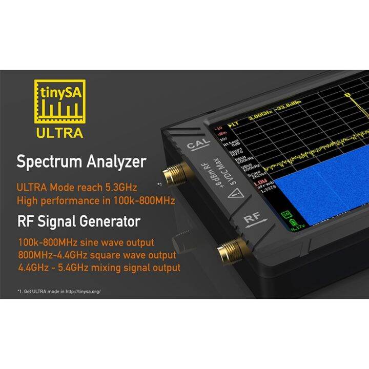 ultra-screen-display-tiny-spectrum-analyzer-100khz-5-3ghz-4-inch-handheld-with-3000mah-battery