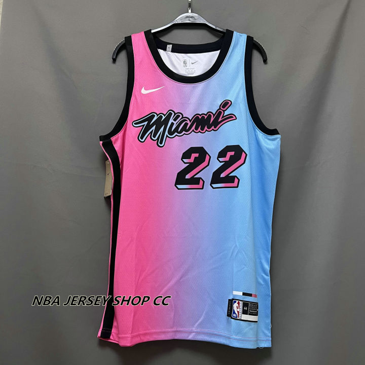 High Quality】Men's New Original NBA Miami Heat #22 Jimmy Butler