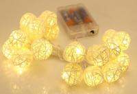 LED lantern decorating string light Christmas decoration Thailand battery lamp 2.5m 3 balls