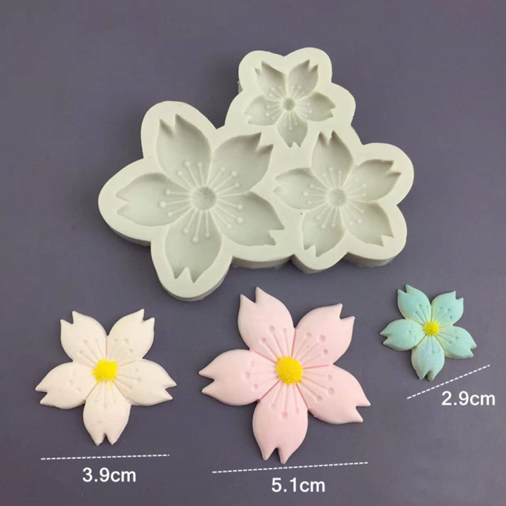 3-fondant-sun-baking-birthday-chocolate-home-silicone-cake-sakura-flower-with