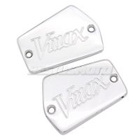 【The-Best】 Motorbike Decorations Corner Chrome Billet Fluid Reservoir Cap สำหรับ Yamaha V Max VMAX 1200 1985-2007 2000 2001 2002 2003 2004 2005 2006