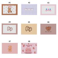 Cartoon Placemats Ins Waterproof Coaster Cute Bear Heat Insulation Table Mat