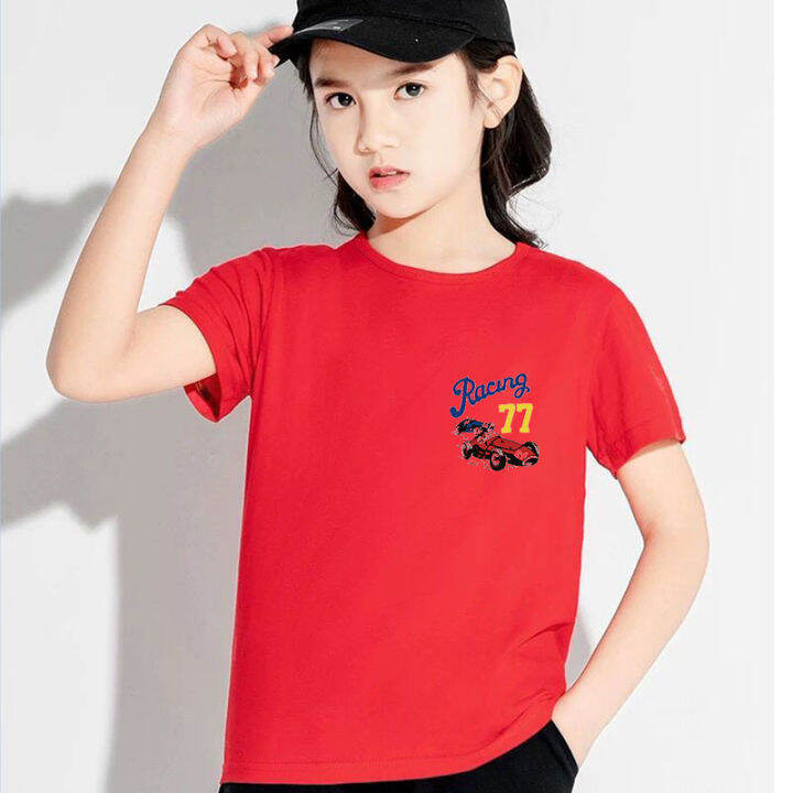 k-2220เสื้อยืดแขนสั้นเด็กลายการ์ตูนน่ารัก-ผ้านุ่มใส่สบาย-ลายเยอะ-สีครบ-ไซส์ครบ-ปลีก-ส่ง