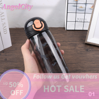 ?AngelCity ขวดน้ำพลาสติก650 750มล. สำหรับดื่มแบบพกพาแก้วกาแฟชากีฬาเครื่องมือห้องครัวขวดน้ำสำหรับเด็กใสสำหรับโรงเรียน