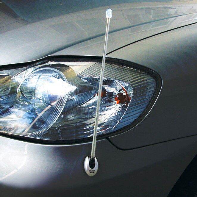 HYS Hypersonic Car Telescopic Antenna Elasticity Bumper Corner Pole