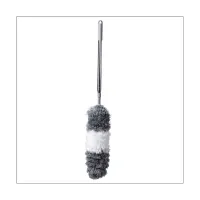 250cm Feather Duster Household Cleaning Tool Roof Ceiling Spider Web Ash Artifact Dust Gray-White Gray