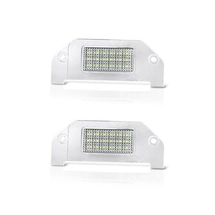 ชุดไฟป้ายทะเบียนรถ-led-แบบ-smd-ล้วนสีขาว2ชิ้น-lh-rh-สำหรับ-chrysler-05-14-300-300c-chrysler-sebring-07-10ไฟท้ายรถ