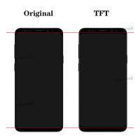 ใหม่ TFT LCD สำหรับ Samsung Galaxy S9 PLUS G965 G965F จอแสดงผล LCD หน้าจอสัมผัสพร้อมกรอบสำหรับ Galax S9จอแสดงผล