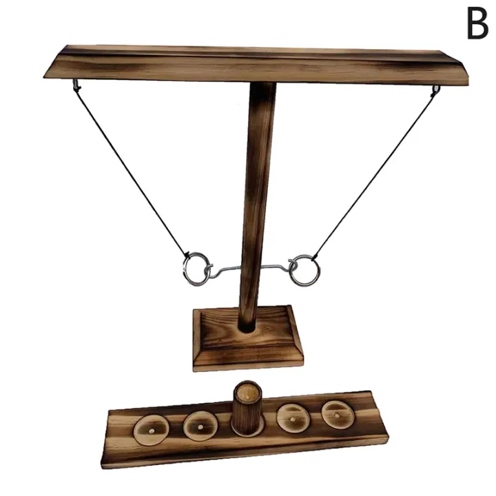 TIFUNI Hook and Ring Toss Battle Game Table Top Ring Toss For Adults Drinking Game Lazada