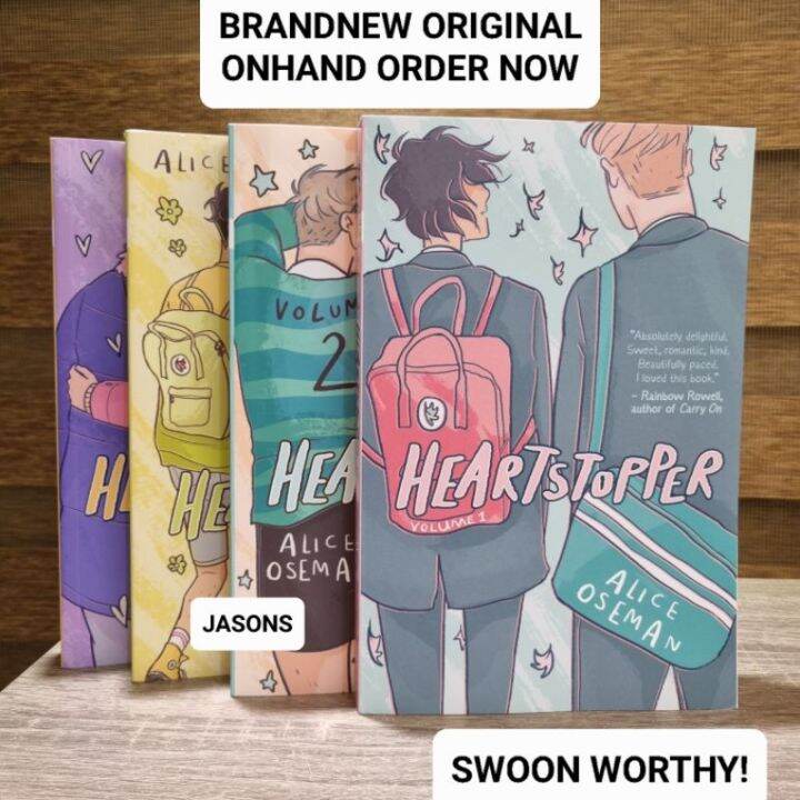 ⊿heartstopper By Alice Oseman Volume 1 2 3 4☀ Lazada Ph 1478