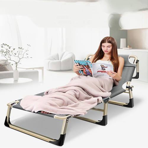 เตียงพับ-เตียงสนาม-เตียงสนามพับเก็บได้-2025-2027-สีเทา