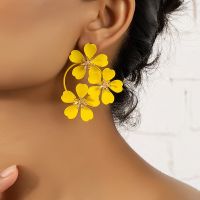 Womens Delicate Accessories Flower Jewellery Classic Elegant Jewelry Romantic Korean Style Earring Exquisite Charm Earrings