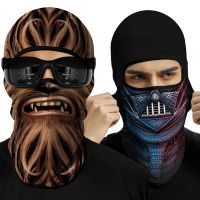 【CW】 Breathable Sport Balaclava Motorcycle Face Headgear Neck Gaiter Cycling Bandana Windproof Masks Camping Headband 2PC