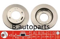 จานเบรคหน้า KIA SPORATGE SUV K00 2.0 2.2 1994-2003 RUNSTOP /คู่