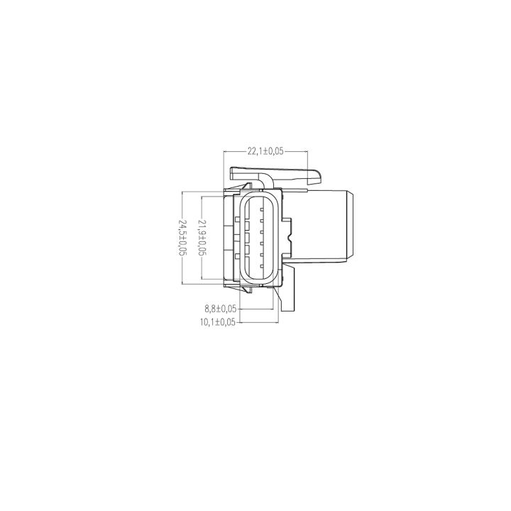 เซ็นเซอร์ถอยหลัง-pdc-สำหรับ-honda-accord-viii-นักบินข้อมูลเชิงลึกด้านหลัง6-pin-2-i-2-2i-2-4i-3-5i-parktronic-เรดาร์อัลตราโซนิคสีดำ