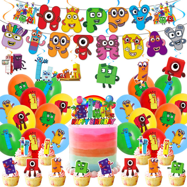 digital-building-block-theme-kids-birthday-party-decorations-banner-cake-topper-balloons-set-supplies