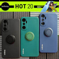 เคส กันรอย พร้อมขาตั้งและแหวนแม่เหล็ก สำหรับ Infinix Hot 20