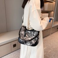 This Years Popular Niche Design Shoulder Female Bag Fashionable Versatile Messenger Classy Travel Texture Printed Underarm Casual Com 【AUG】