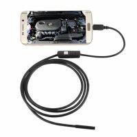 7มิลลิเมตรกล้อง Endoscope ที่มีความยืดหยุ่น IP67กันน้ำ USB ตรวจสอบ Borescope กล้องสำหรับพีซีโน๊ตบุ๊ค6LEDs ปรับ