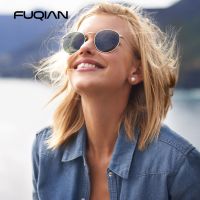 【CC】❦  FUQIAN Round Polarized Sunglasses Men Classic Small Metal Glasses Male Anti-glare Driving Eyeglasses UV400