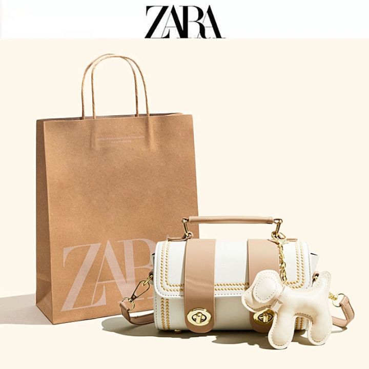 zara-ของแท้ผู้หญิง-high-end-เนื้อนี้ปีกระเป๋ายอดนิยม2023ใหม่กระเป๋าสตรีอินเทรนด์-all-match-กระเป๋าหิ้ว