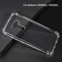 Soft Case สำหรับ Asus Zenfone 3 ZE520KL Z017DB Z017D Z017DA Z017DC ZA520KL โปร่งใสซิลิโคน TPU สำหรับ Zenfone 3 ZE552KL Z012DB Z012D Z012DA Z012DC Z012S Z012DE Anti-Drop Shell