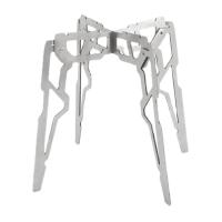 Camping Stove Stand Ultralight Camping Stove Burner Stand Campfire Cooking Equipment with Foldable Legs Grill Holder Stainless Steel Stand Camping Accessories value