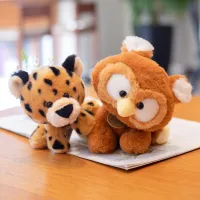 XFZHG ตุ๊กตาสัตว์นกฮูกเสือ Plushie ของขวัญกบน่ารักขนาดเล็ก10รูปแบบสำหรับสุนัขฮัสกี้หมูกบช้างการ์ตูนสัตว์หัวเอียงสั่นศีรษะ Boneka Mainan ของเล่นกบของเล่นตุ๊กตาเขย่าหัวหนึ่งของตุ๊กตาผ้ากำมะหยี่