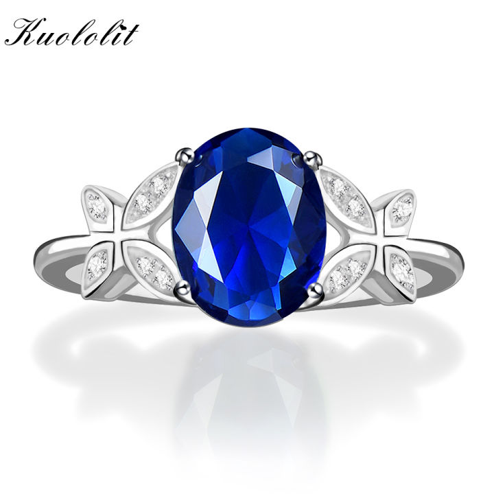 kuololit-925-sterling-silver-rings-for-women-created-blue-sapphire-gemstone-name-ring-wedding-engagement-band-christmas-jewelry