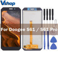 หน้าจอ LCD สำหรับ Doogee S61  S61 Pro จอแสดงผล LCD พร้อม Digitizer Full Assembly ศัพท์มือถืออะไหล่