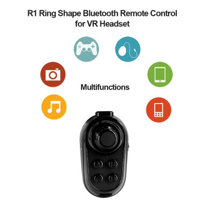 R1 Ring shape 3D 4.0 VR Controller Wireless Gamepad Joystick Gaming Remote Control for lOS Android smartphone