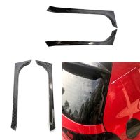 2021 New Rear Window Side Spoiler Wing Automotive Rear Mirror Tail Accessories for Golf 6 GTRGTD 2008-2013-BlackCarbon Fiber